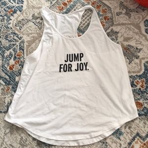 Kate spade “jump for joy” tank!